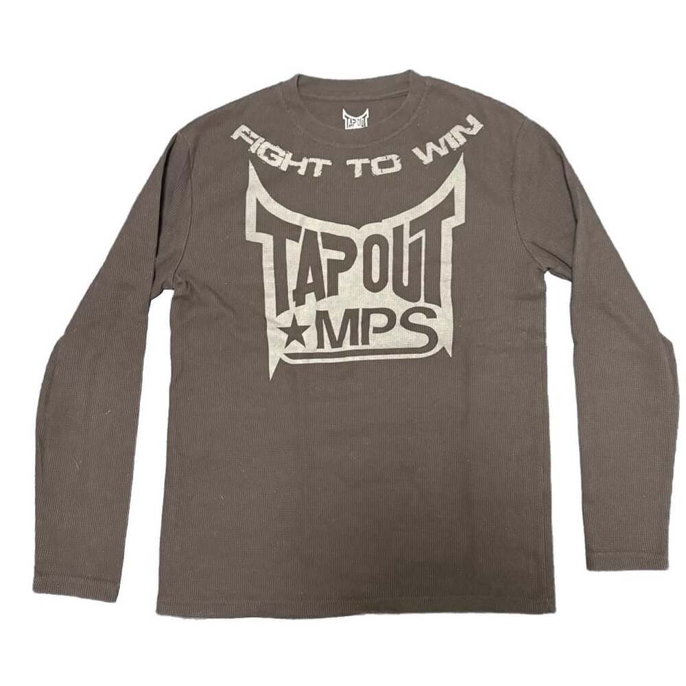 Vintage Tapout MPS Thermal Long Sleeve Shirt Size Large Y2K Streetwear